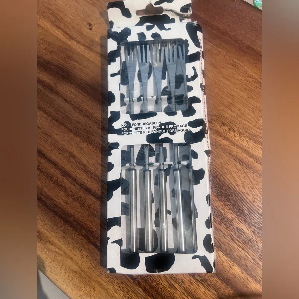 NWT Switzerland Fondue Fork Set - Stainless steel